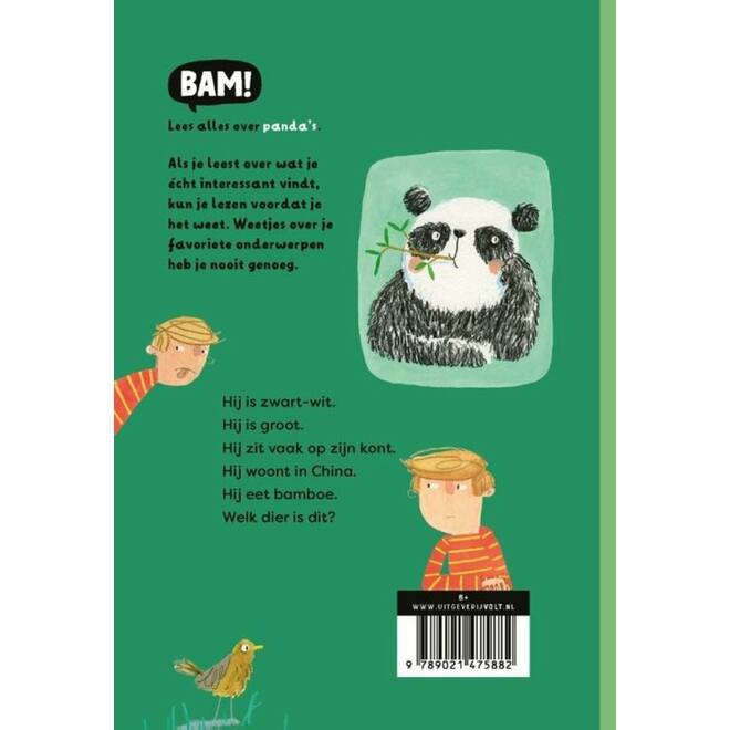 Bam! Ik lees: Een boek over panda’s (maar niet alleen) - Joukje Akveld