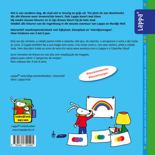 Lappa Kids - Lappa kleurt de stad (Nederlands - Portugees)