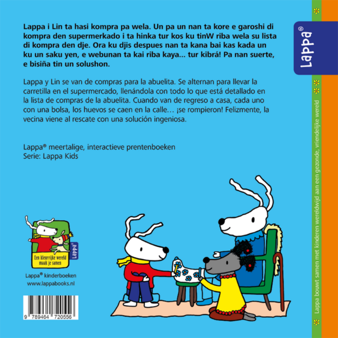 Lappa Kids - Lappa doet boodschappen (Papiamentu - Spaans)