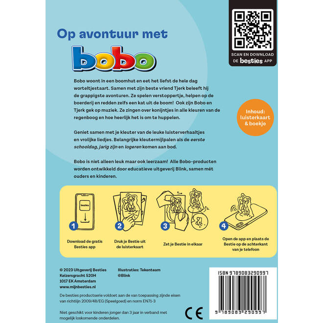 Besties luisterkaart - Op avontuur met Bobo