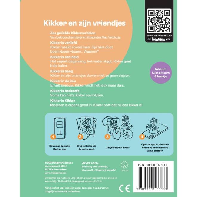 Besties luisterkaart - Kikker en zijn vriendjes