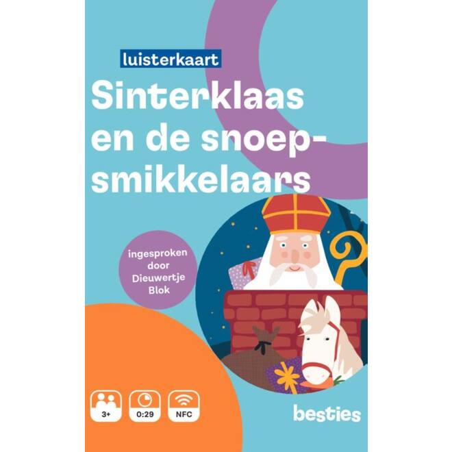 Besties luisterkaart - Sinterklaas en de snoepsmikkelaars