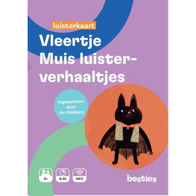 Besties luisterkaart - Vleertje Muis - luisterverhaaltjes