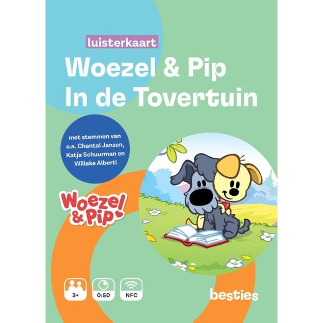 Besties luisterkaart - Woezel en Pip - In de tovertuin