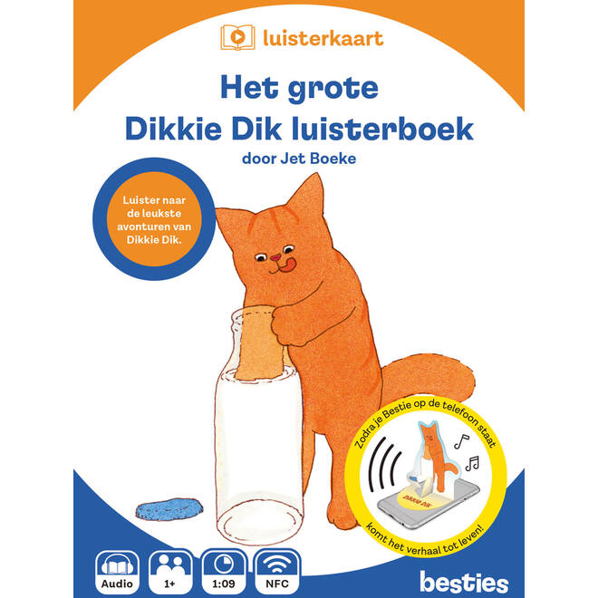 Besties luisterkaart - Het grote Dikkie Dik luisterboek