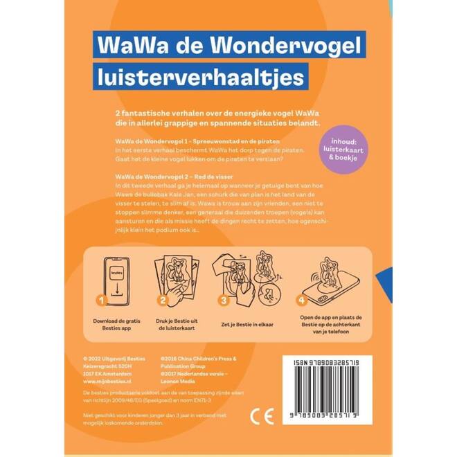 Besties luisterkaart - WaWa de Wondervogel