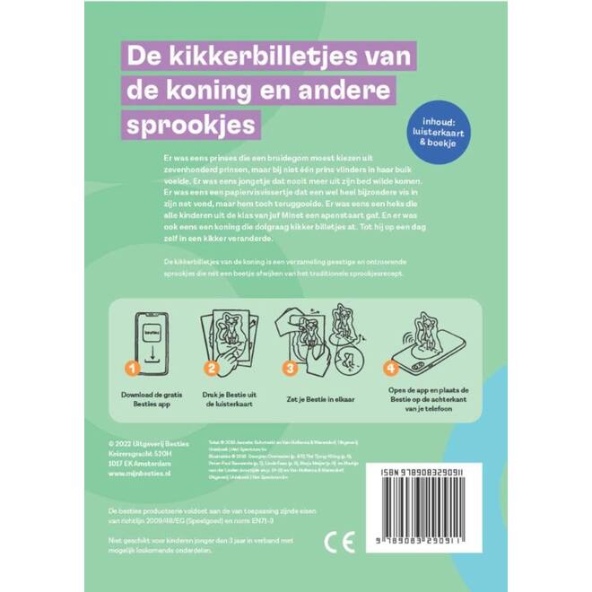 Besties luisterkaart - De kikkerbilletjes van de koning en sprookjes