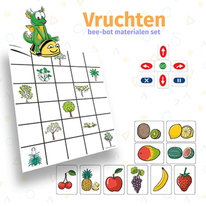 Delta.school (Delta de Draak) Bee-Bot materialenset vruchten