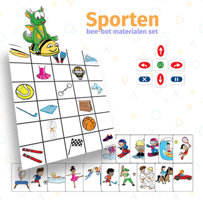 Delta.school (Delta de Draak) Bee-Bot materialenset sporten