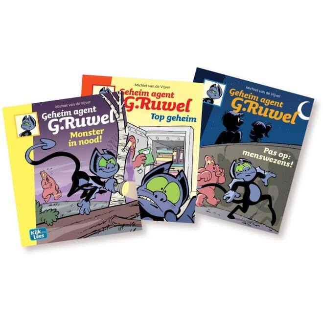 Kijk en Lees - AVI leespakket GROEP 6 - Geheim agent G. Ruwel E5/M6/E6