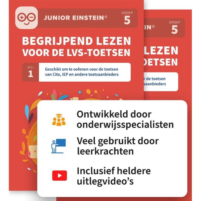 Begrijpend lezen voor de LVS-toetsen groep 5 deel 1 en 2