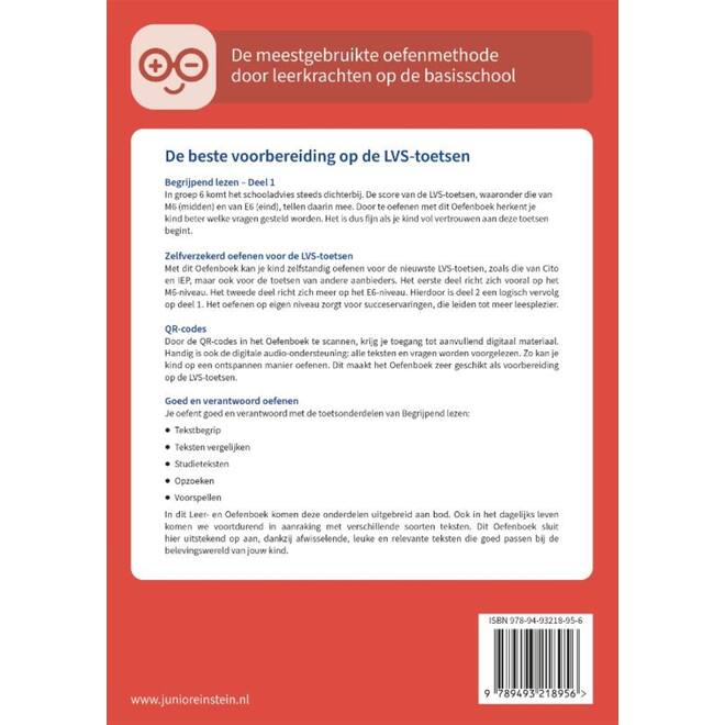 Begrijpend lezen voor de LVS-toetsen groep 6 deel 1