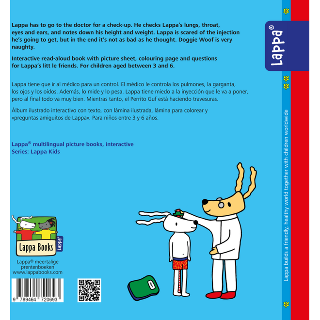 Lappa Kids - Lappa bij de dokter (Engels -Spaans)