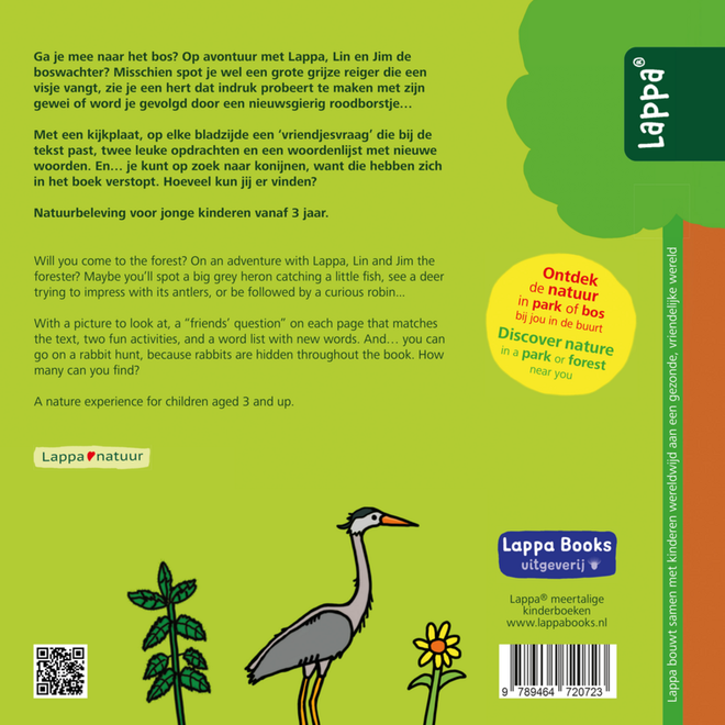 Lappa Loves Nature - Lappa in het bos (Nederlands - Engels)