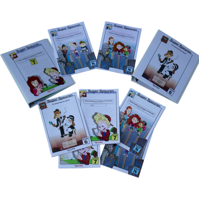 Super Speuren werkblokken groep 6 (5 stuks)