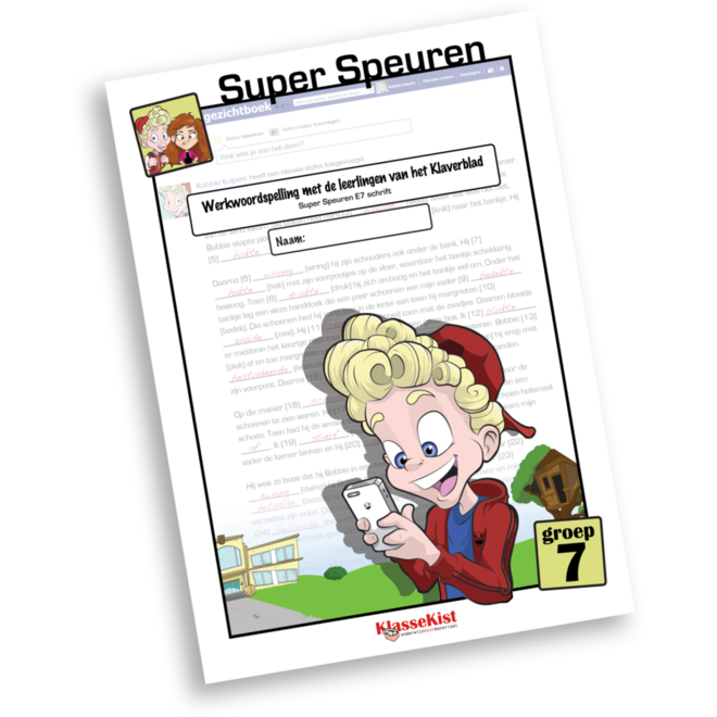 Super Speuren werkblokken groep 7 E (5 stuks)