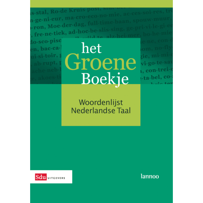 Groene boekje, woordenlijst Ned. taal, editie 2015