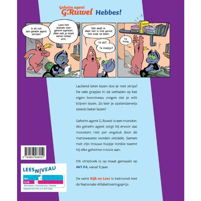 Kijk en Lees - Geheim agent G. Ruwel - Hebbes!