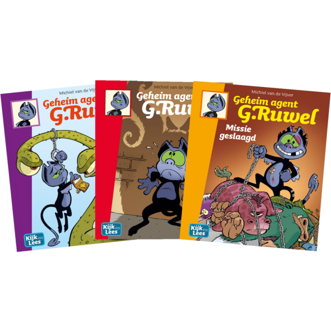 Kijk en Lees - AVI leespakket GROEP 5 - Geheim agent G. Ruwel AVI E4/E5