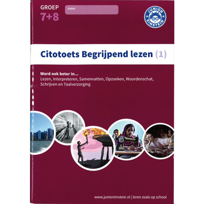 Citotoets begrijpend lezen 1 Oefenboek - groep 7 en 8