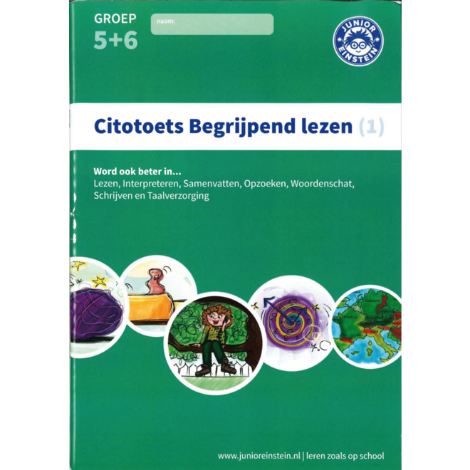 Citotoets begrijpend lezen 1 Oefenboek - groep 5 en 6