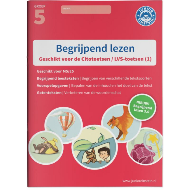 Begrijpend lezen oefenboek - Deel 1 - groep 5 - M5/E5 - Cito 3.0