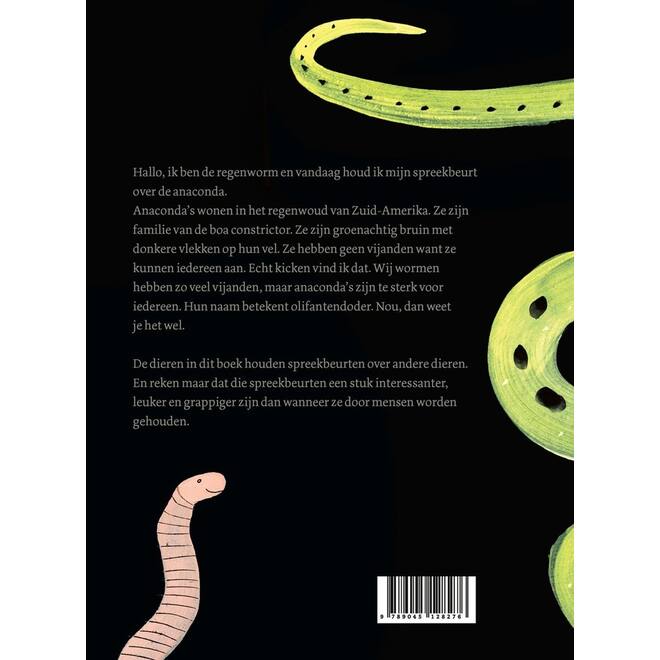 Vandaag houd ik mijn spreekbeurt over de anaconda