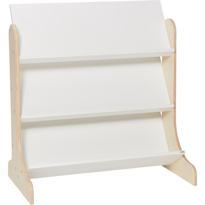 Boekenpresentator wit