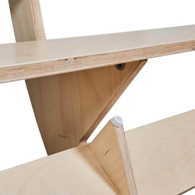 Zitbank Flex 180 cm HPL toplaag ahorn