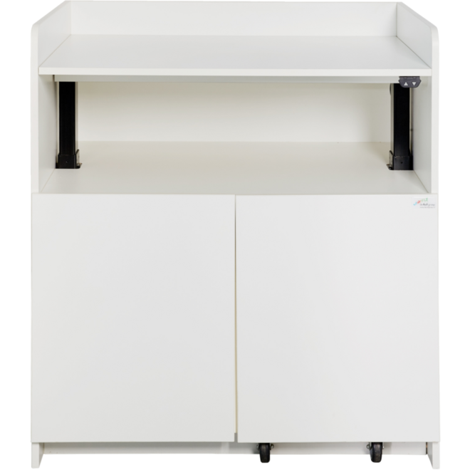 Aankleedtafel Standard 100 wit zonder trap