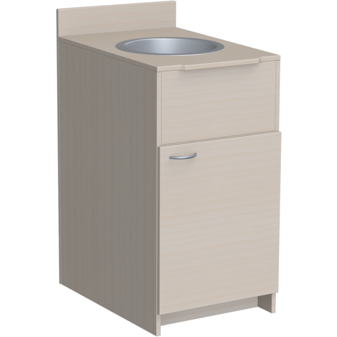 Wasbakunit Standard ahorn 50 cm