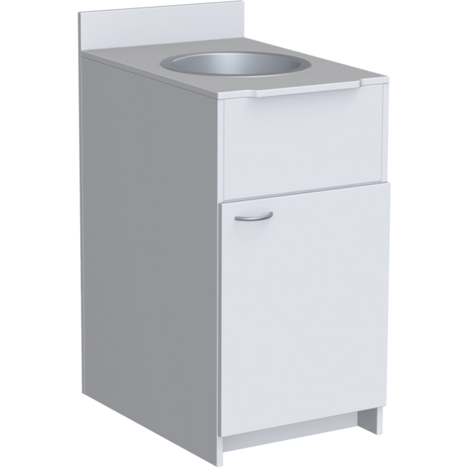 Wasbakunit Standard wit 50 cm