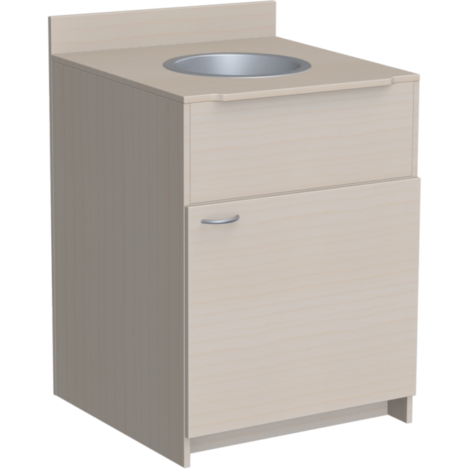 Wasbakunit Standard ahorn 70 cm