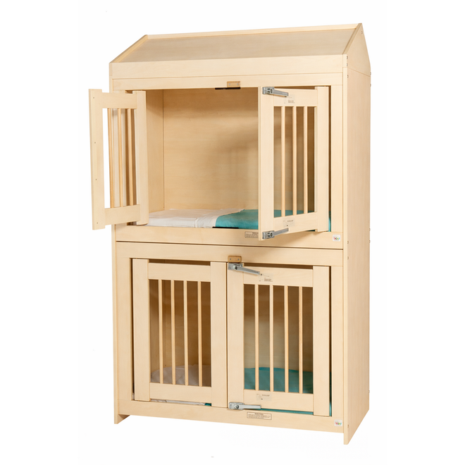 Bed Standard DUO slaper ahorn incl. lessenaarsdak