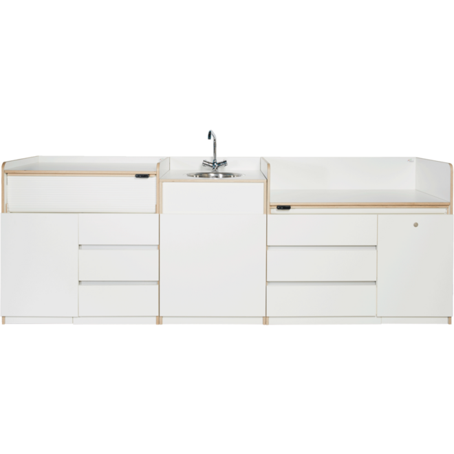 Wasbakunit Flex+ wit 53,6 cm