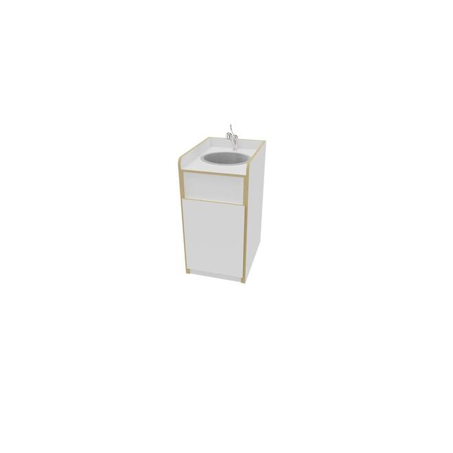 Wasbakunit Flex+ wit 53,6 cm