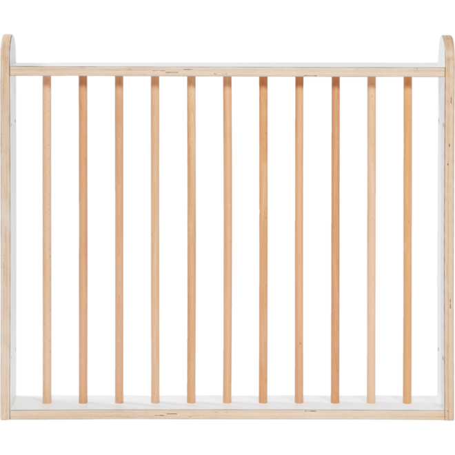 Grondboxelement | Wit, 90 cm, recht