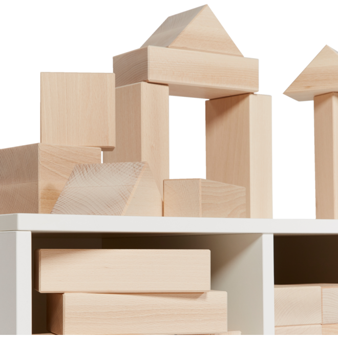 Kast voor Haagse set wit  (b x h x d), 104 x 75  x 40 cm