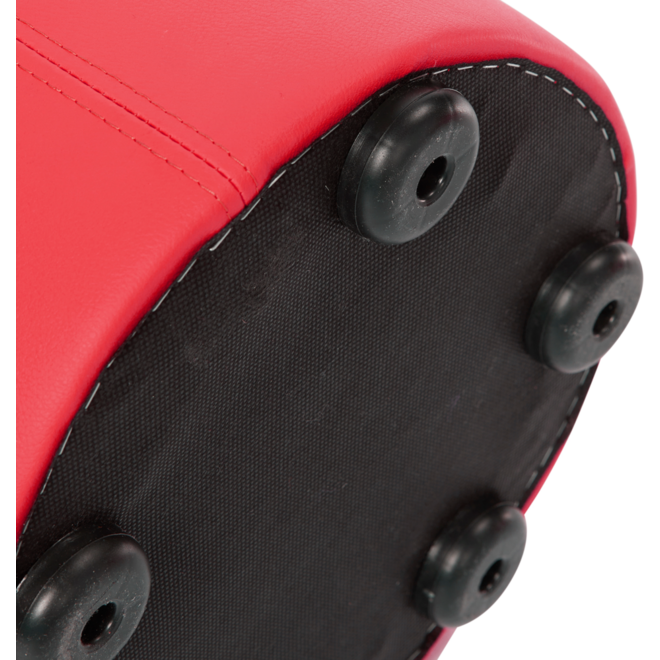 Poefje Robbie 31 cm hoog, stof Boltaflex 454348 zalm (Lox)