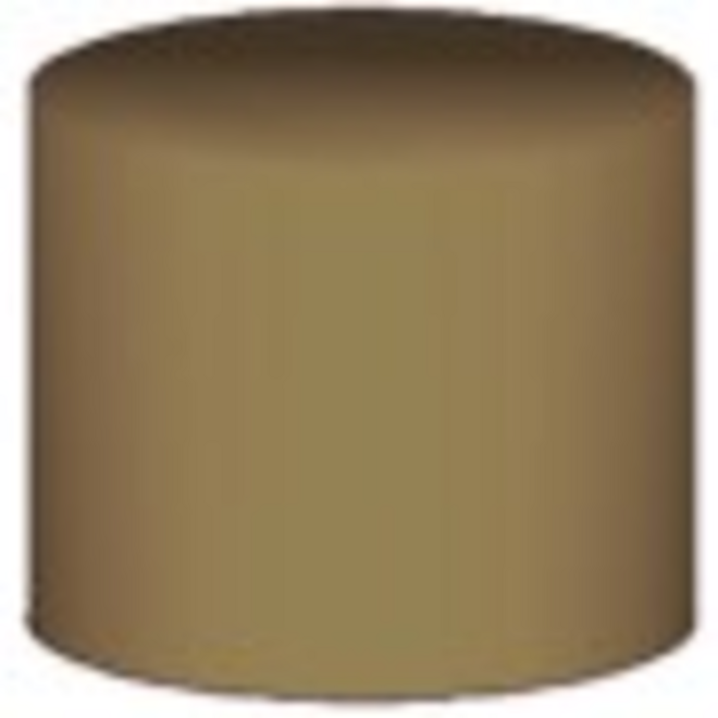 Poefje Robbie 26 cm hoog,  Ø 30cm, stof 7x 32M1709 classic java