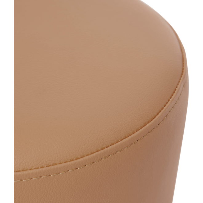 Poefje Robbie 26 cm hoog,  Ø 30cm, stof 7x 32M1709 classic java