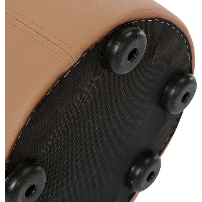 Poefje Robbie 26 cm hoog,  Ø 30cm, stof 7x 32M1709 classic java