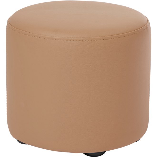 Poefje Robbie 26 cm hoog,  Ø 30cm, stof 7x 32M1709 classic java