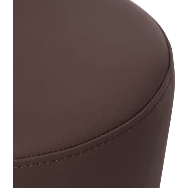 Poefje Robbie 31 cm hoog Ø 30, stof 7x 32M2793 classic lever (bruin)