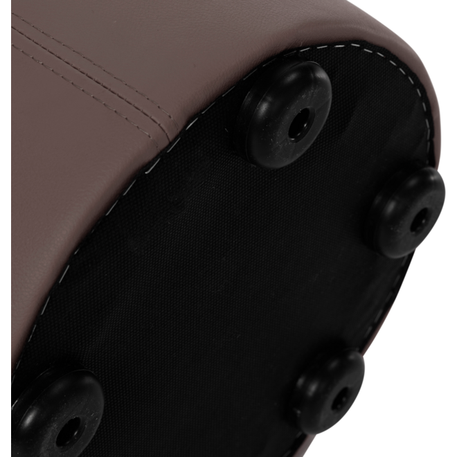 Poefje Robbie 31 cm hoog Ø 30, stof 7x 32M2793 classic lever (bruin)