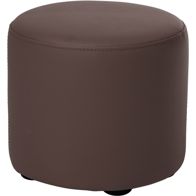 Poefje Robbie 31 cm hoog Ø 30, stof 7x 32M2793 classic lever (bruin)