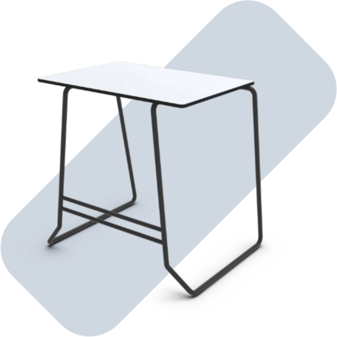 Alma tafel 70x50 cm