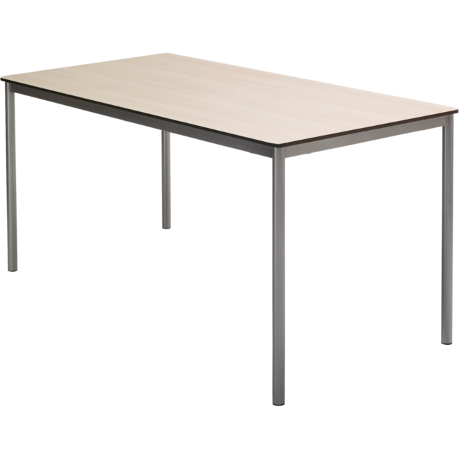 Tafel Rondo 120 x 80 cm, 4-poot, blad kunststof