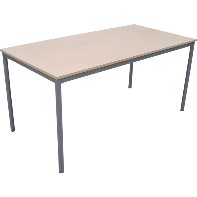 Tafel Rondo 200 x 100 cm, 4-poot, blad kunststof