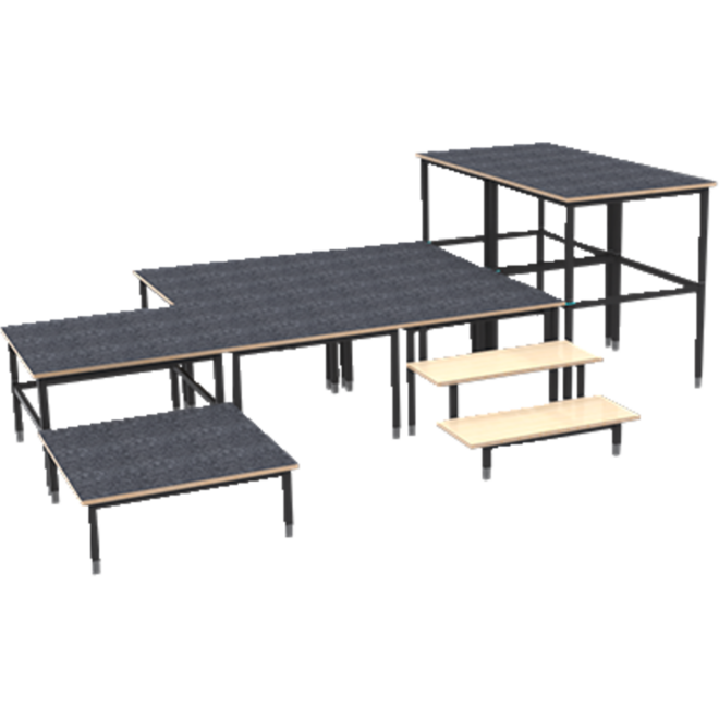 Podiumdeel Buhne, frame 50 cm hoog
